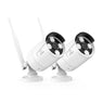 Zestaw 2× Bezprzewodowa Kamera IP WiFi 4K 8MP Zewnętrzna – Detekcja Człowieka, Inteligentne Alerty, Widzenie Nocne 30 m, Audio 2-Way, Alexa, do NVR SANNCE N98WHG