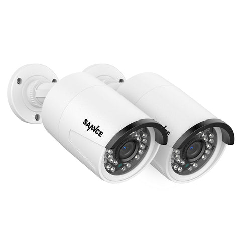 3MP Full HD PoE IP Bullet Security Camera w/ Audio Recording for SANNCE NVR N98PBD/N96PBK(Pack of 2)