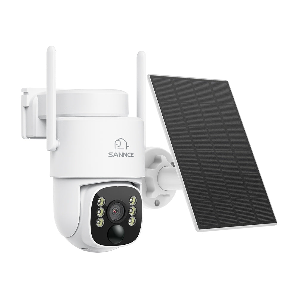 Bezprzewodowa zewnętrzna kamera bezpieczeństwa 4MP z baterią,podwójne pasmo WiFi 2,4/5,8 GHz Pro, detekcja ludzi AI, dwukierunkowy dźwięk, zasilanie bateryjne i solarne, obrót 270° i pochylenie 90°, kompatybilny z Alexa