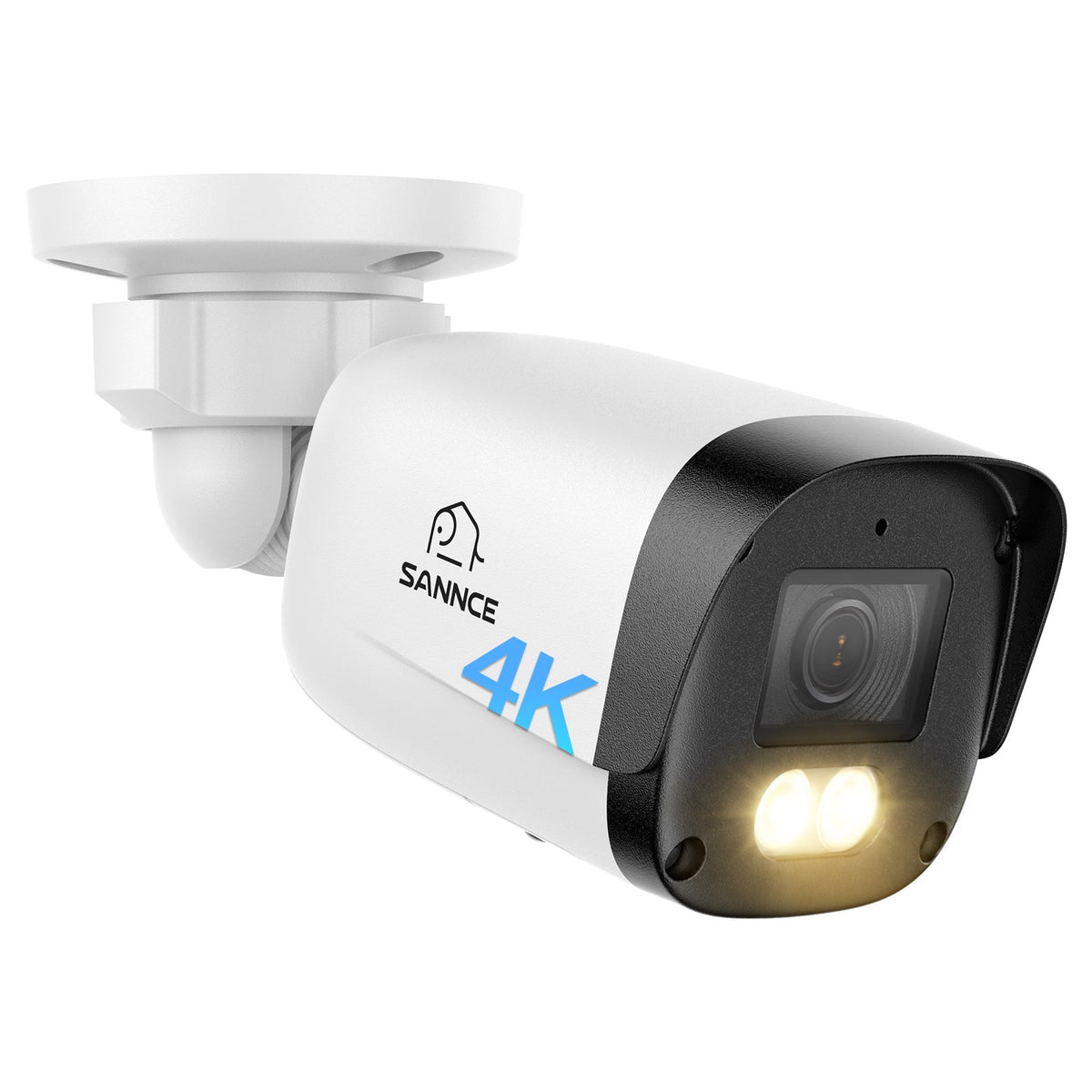 FX800 - 4K POE Security Camera w/ Audio, SD Card Slot, AI Detection, Wider-Angle, Dual-Light Color Night Vision, IP67 Waterproof