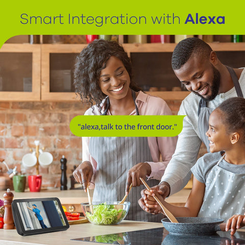 3MP 10-Channel Wireless Security Camera System,  8MP NVR, 3MP IP Camera, 4 Bullet Audio WiFi IP Cameras, AI Human Detection, Work With Alexa