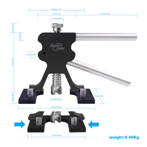 Auto Body Dent Repair Kit, Car Dent Puller Dent Puller For Auto Body Dent Removal, Minor Dent And Deep Dent Removal