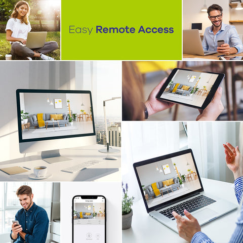 3MP 10-Channel Wireless Security Camera System,  8MP NVR, 3MP IP Camera, 4 Bullet Audio WiFi IP Cameras, AI Human Detection, Work With Alexa