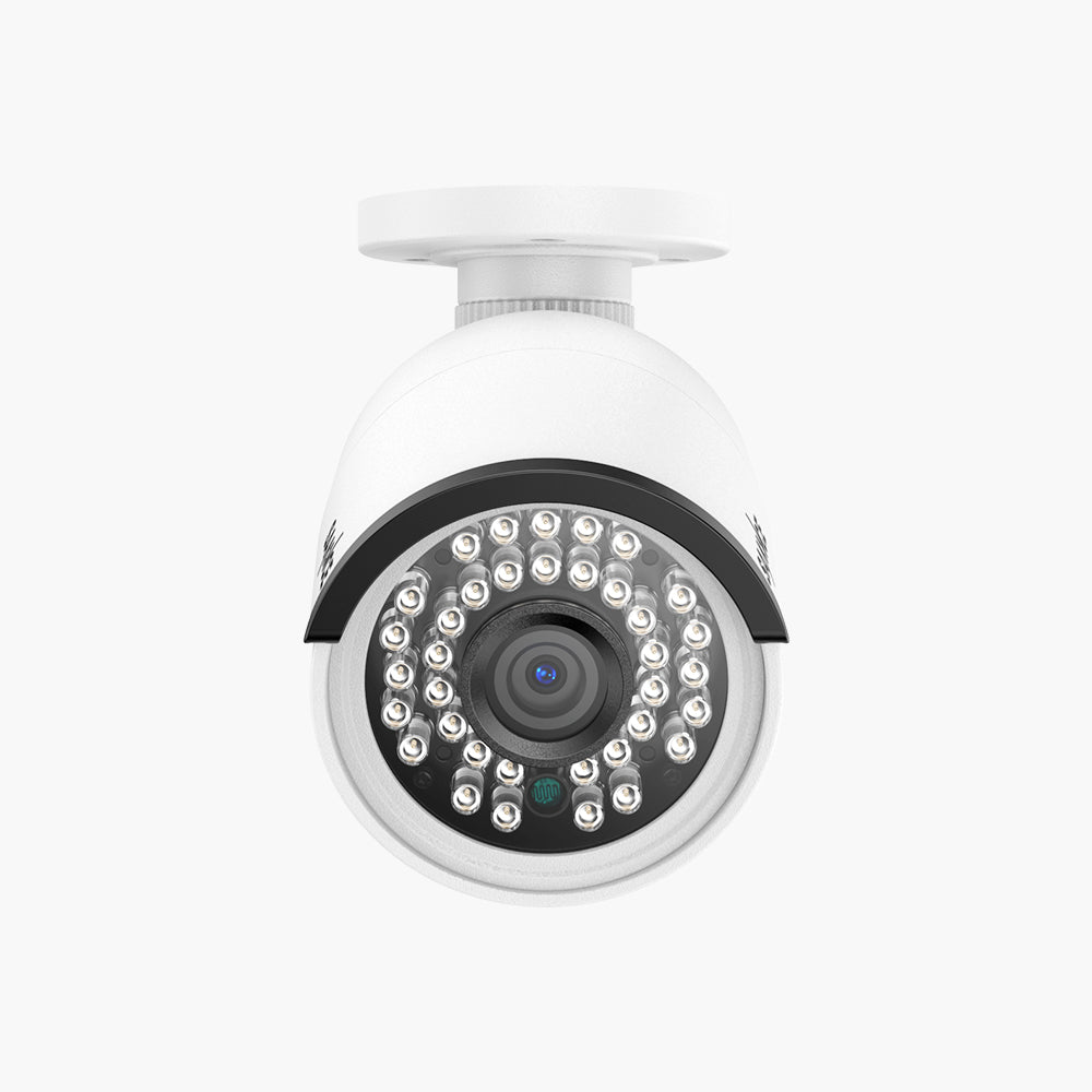 Certified Refurbished 3MP Full HD PoE IP Bullet Security Camera w/ Audio Recording for SANNCE NVR N98PBD/N96PBK