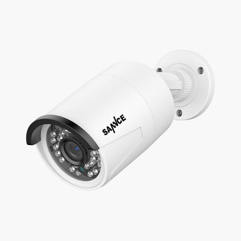 Certified Refurbished 3MP Full HD PoE IP Bullet Security Camera w/ Audio Recording for SANNCE NVR N98PBD/N96PBK