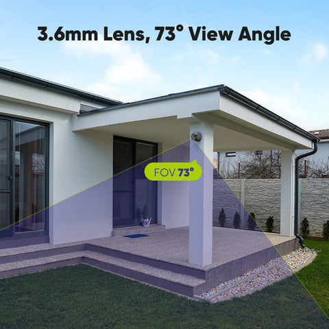 8 Channel 5MP Wired Security Camera System - Hybrid DVR, 8pcs 2MP Turret Cameras, Outdoor & Indoor, Smart Motion Detection, Remote Access