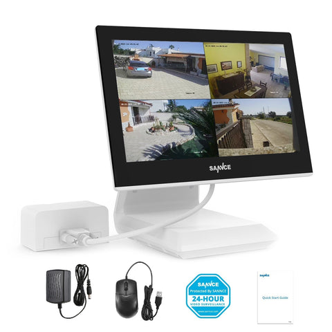 5MP 4 Channel Hybrid 5-in-1 CCTV Digital Video Recorder w/ 10.1?¡ã LCD Colorful Monitor