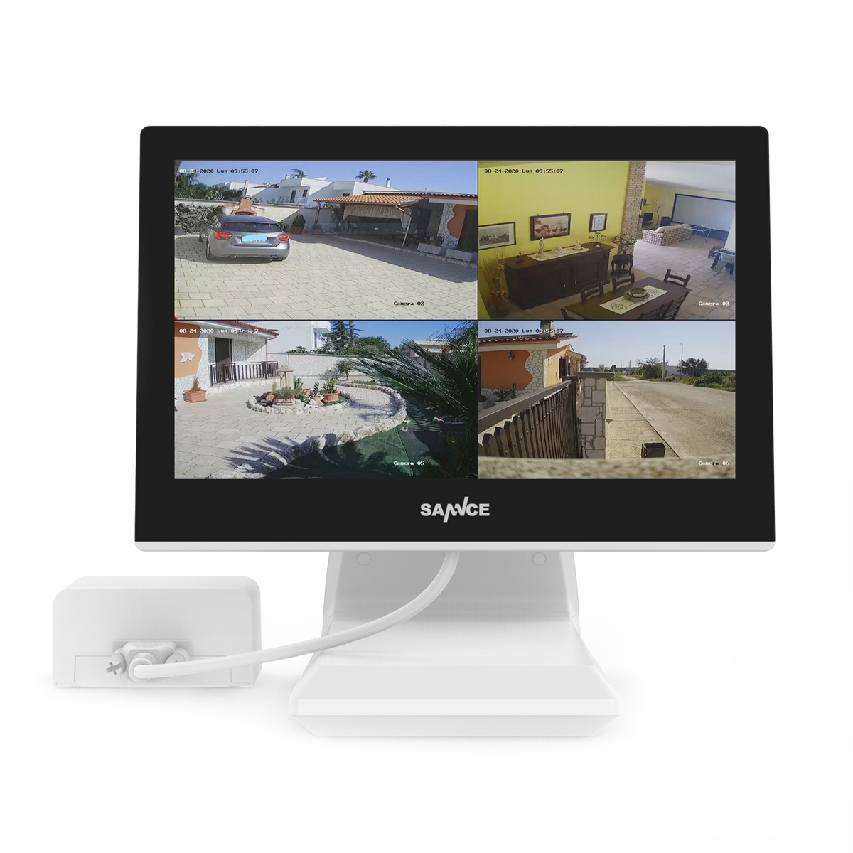 5MP 4 Channel Hybrid 5-in-1 CCTV Digital Video Recorder w/ 10.1?¡ã LCD Colorful Monitor