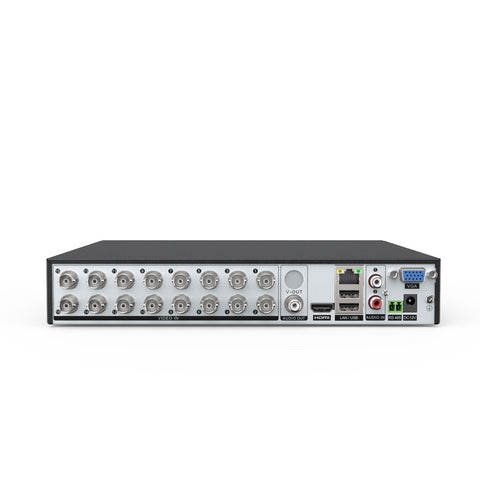 1080P 16-Channel Security DVR Hybrid 5-in-1 Video Recorder For CCTV Camera, Advanced Motion Detection Technology
