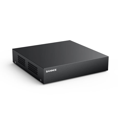 SANNCE Rejestrator DVR 5MP 8-kanałowy 5-w-1 do Monitoringu CCTV, H.265+, ONVIF, Inteligentna Detekcja Ruchu