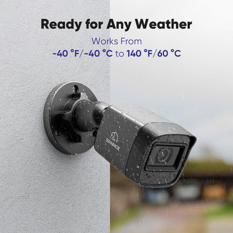 5MP 8-Channel Wired Security DVR System with 6pcs 2MP Outdoor CCTV Cameras, Smart Human / Vehicle / Motion Detection