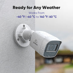 2MP 4pcs Outdoor Bullet CCTV Cameras, Smart Human / Vehicle / Motion Detection(4-Pack)