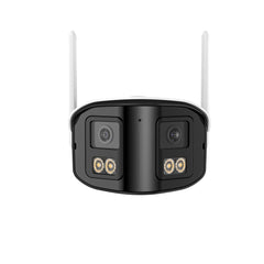 DQ400P – Zewnętrzna kamera PoE & WiFi 4MP z podwójnym obiektywem, 170° szeroki kąt, kolorowe widzenie nocne, dwukierunkowe audio, Alexa