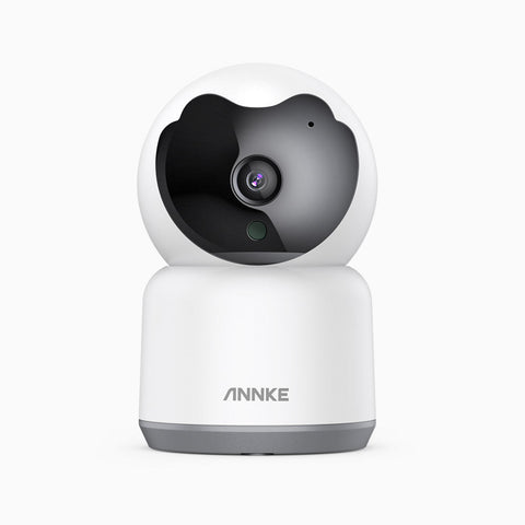 Crater 2 - Telecamera da interno Wi-Fi da 3 MPX con il miglior prezzo, rilevamento del suono, rilevamento del movimento umano, allarme One-Touch, audio bidirezionale, Cloud & Max. 128 GB di archiviazione locale, funziona con Alexa