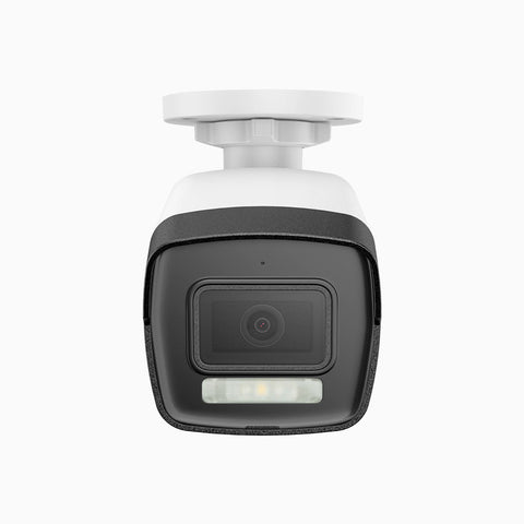 C1200 - Telecamera IP PoE esterno 4K 12MP, visione notturna a colori e IR, Rilevamento umano e veicolare, H.265+, Microfono integrato, Archiviazione locale fino a 512 GB, IP67
