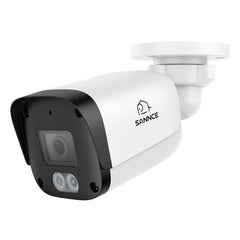 2PCS 5MP Full HD PoE IP Security Camera, Night Vision, Advanced Detection, IP67 Waterproof