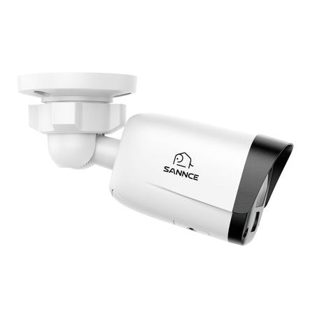 2PCS 5MP Full HD PoE IP Bullet Security Camera, 256G Storage TF Card Capacity, Two-Way Communication