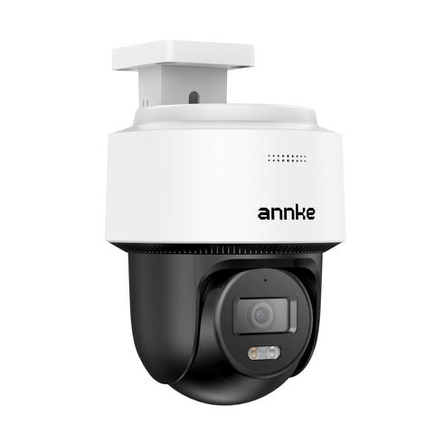 ANNKE 3K Mini PT Speed Dome PoE Security Camera, Smart Dual Light Night Vision, 345¡ã Pan & 80¡ã Tilt, Human Detection & Auto-tracking Lite, Two-Way Audio