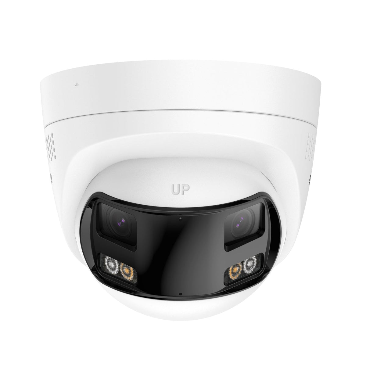 FCD800 - 8MP UHD Dual-Lens Outdoor PoE Security Camera, 180° Panoramic View, Smart Dual Light Night Vision, Two-Way Audio, Active Siren & Alarm, Human & Vehicle Detection, IP67