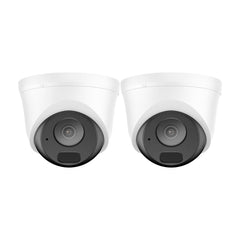 2PCS 5MP Full HD PoE IP Security Camera, Night Vision, Advanced Detection, IP67 Waterproof