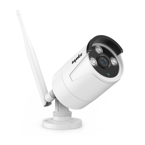 5MP 16-Channel Wireless CCTV System, 8MP NVR, WiFi IP Cameras, AI Audio, Human Detection, Works with Alexa (1x4MP Dual-Lens Camera + 6x3MP Night Vision Cameras)
