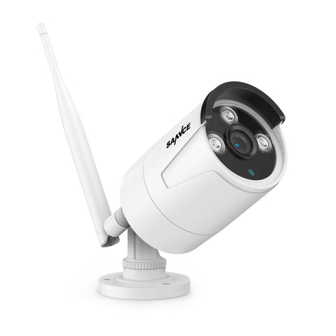 3MP Wireless Security Camera, 2Pcs WiFi IP Cameras for SANNCE N48WHE/N98WHE/N44WEF, AI Human Detection, Work with Alexa, 100ft Night Vision, Remote Access & Smart Motion Alerts
