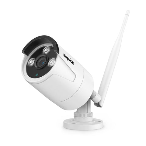 3MP Wireless Security Camera, 2Pcs WiFi IP Cameras for SANNCE N48WHE/N98WHE/N44WEF, AI Human Detection, Work with Alexa, 100ft Night Vision, Remote Access & Smart Motion Alerts