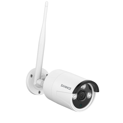 5MP Wireless Security Camera, 2Pcs WiFi IP Cameras for SANNCE N48WHE/N98WHE/N44WEF/N98WHG NVR, AI Human Detection, Work with Alexa, 100ft Night Vision, Remote Access & Smart Motion Alerts