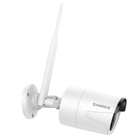 5MP Wireless Security Camera, 2Pcs WiFi IP Cameras for SANNCE N48WHE/N98WHE/N44WEF/N98WHG NVR, AI Human Detection, Work with Alexa, 100ft Night Vision, Remote Access & Smart Motion Alerts