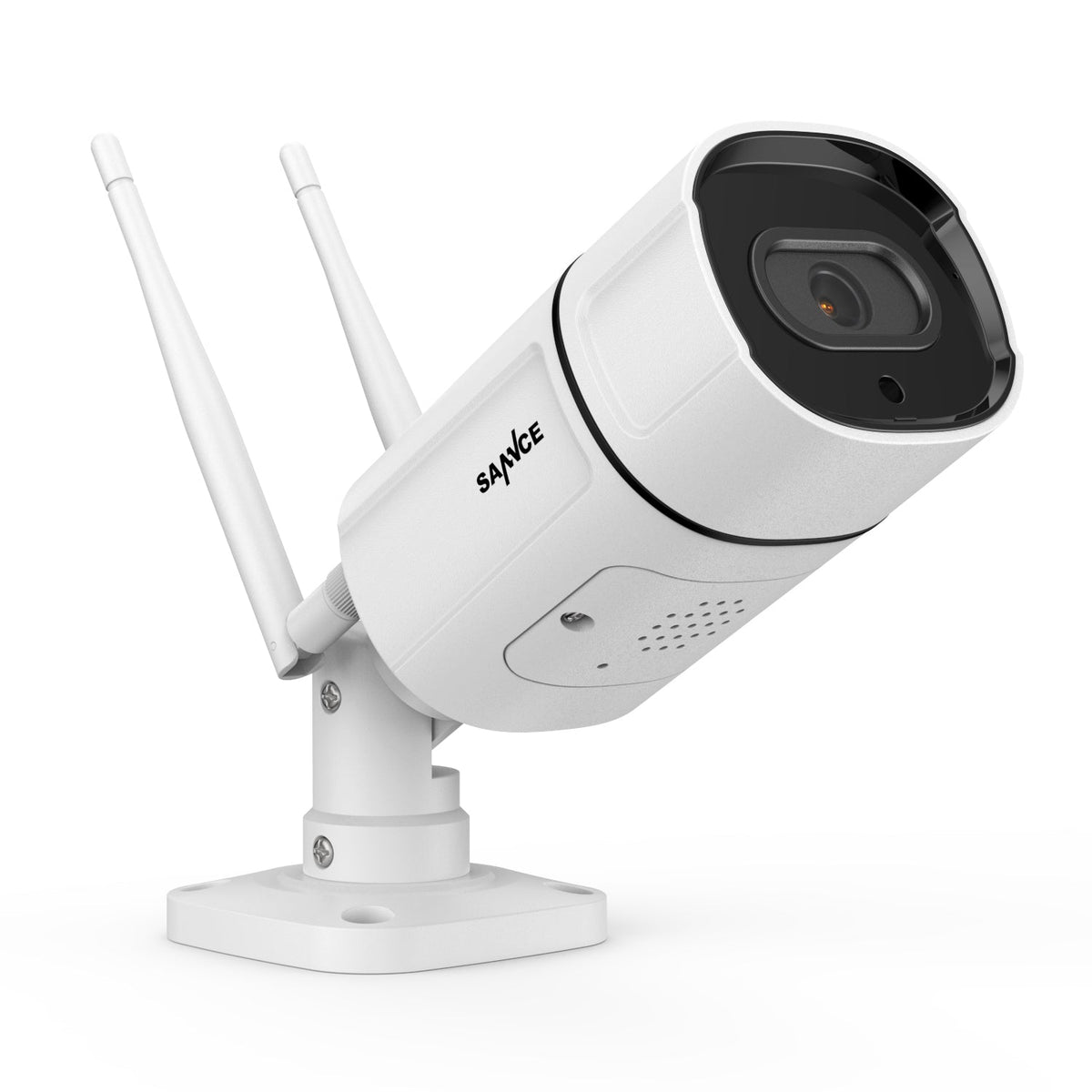 3MP Wireless Outdoor Bullet Security Camera – Waterproof IP Camera with Dual Antenna, H.265, IR Night Vision, Two-Way Audio & TF Card Support