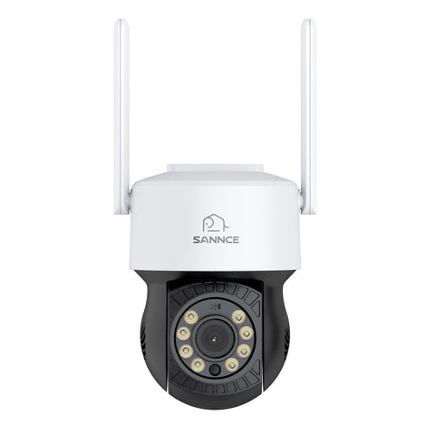 5MP 16-Channel Wireless CCTV System, 8MP NVR, PT WiFi Cameras, AI Audio, Human Detection, Work With Alexa (6xPT Cameras + 1x4MP Dual-Lens Wide-Angle Camera)