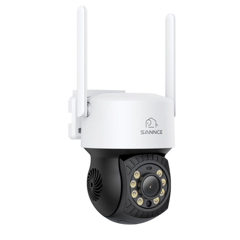 5MP 16-Channel Wireless CCTV System, 8MP NVR, PT WiFi Cameras, AI Audio, Human Detection, Work With Alexa (2xPT Cameras + 1x4MP Dual-Lens Wide-Angle Camera)