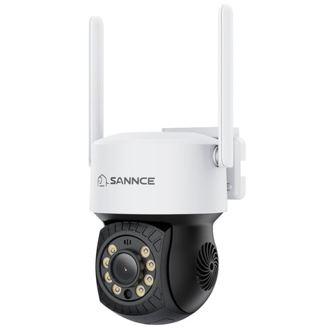 5MP Wireless PT Security Camera, Pan & Tilt, 2Pcs WiFi IP Cameras for SANNCE N48WHE/N98WHE NVR, AI Human Detection, Work with Alexa, 100ft Night Vision, Remote Access & Smart Motion Alerts