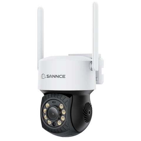 5MP 10-Channel Wireless PT & Bullet Security Camera System, 8MP NVR, 5MP Camera, Two-Way Audio, IP66 Waterproof, Smart AI Human Detection, Work With Alexa