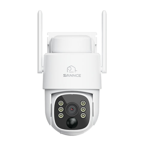 Bezprzewodowa zewnętrzna kamera bezpieczeństwa 4MP z baterią,podwójne pasmo WiFi 2,4/5,8 GHz Pro, detekcja ludzi AI, dwukierunkowy dźwięk, zasilanie bateryjne i solarne, obrót 270° i pochylenie 90°, kompatybilny z Alexa