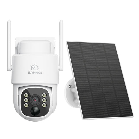 Bezprzewodowa zewnętrzna kamera bezpieczeństwa 4MP z baterią,podwójne pasmo WiFi 2,4/5,8 GHz Pro, detekcja ludzi AI, dwukierunkowy dźwięk, zasilanie bateryjne i solarne, obrót 270° i pochylenie 90°, kompatybilny z Alexa