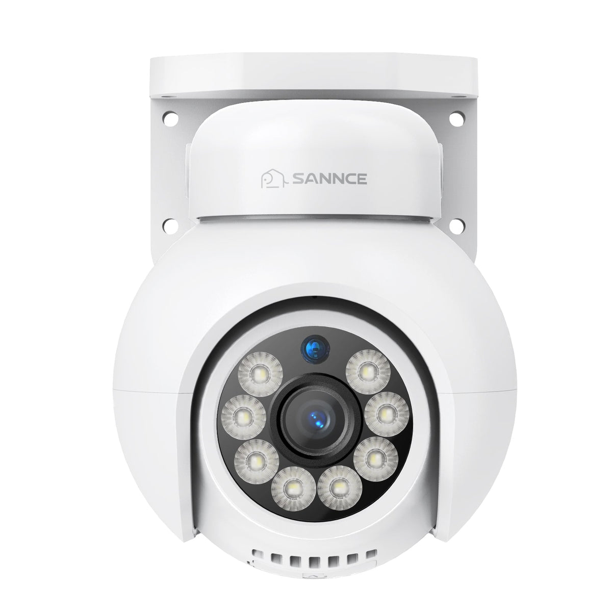Certified Refurbished 4K 8MP UHD PoE Security Outdoor PT IP Camera - Pan & Tilt, Smart Vehicle Detection, Two-way Audio, Up to 256G TF card storage, Support Onvif, Work with SANNCE N98PBD/N96PBK