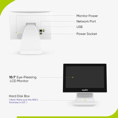 10 Channel Wireless Security Camera System, 5MP NVR w/ 10.1'' LCD Monitor, 2 pcs IP Cameras AI Human Detection, Remote Access & Smart Motion Alerts, Work with Alexa
