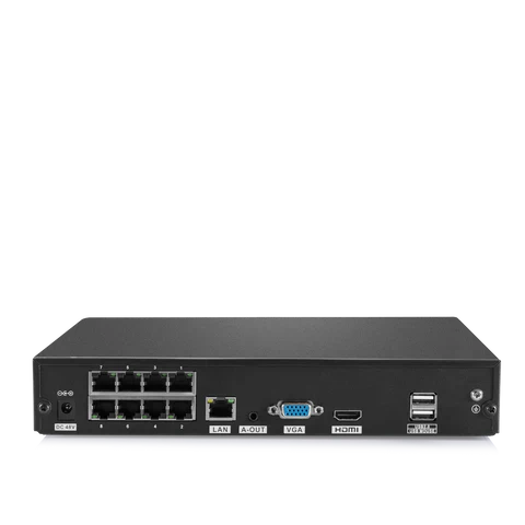 4K 8-Channel PoE Security NVR System with 8PCS 8MP 20X PTZ Camera, Auto Tracking, Two-Way Audio, Color Night Vision
