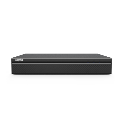 Certified Refurbished, NVR PoE 4K a 8 canali H.265+ - fino a 10 canali per 8 telecamere PoE + 2 telecamere IP WiFi, supportato ONVIF, registrazione audio