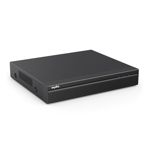 Certified Refurbished, NVR PoE 4K a 8 canali H.265+ - fino a 10 canali per 8 telecamere PoE + 2 telecamere IP WiFi, supportato ONVIF, registrazione audio