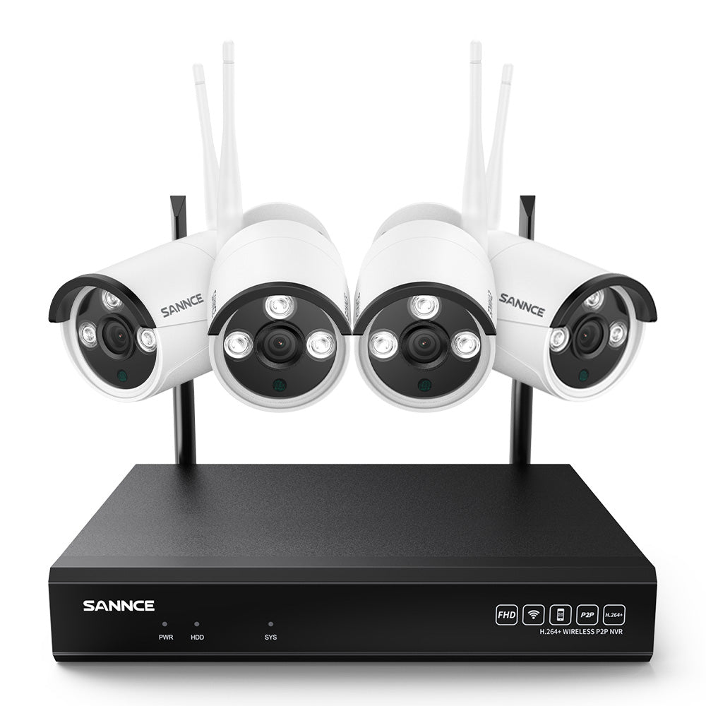 Certified Refurbished 5MP 10-Channel Wireless Security Camera System, Two-Way Audio, IP66 Waterproof, Smart AI Human Detection, Work With Alexa