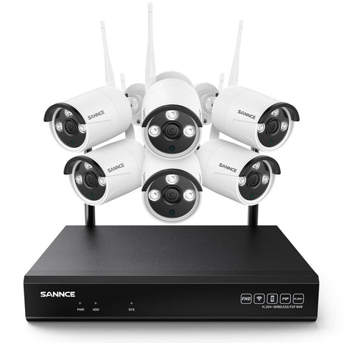 5MP 10-Channel Wireless Security Camera System, 8MP NVR, 5MP Cameras, Two-Way Audio, IP66 Waterproof, Smart AI Human Detection, Work With Alexa