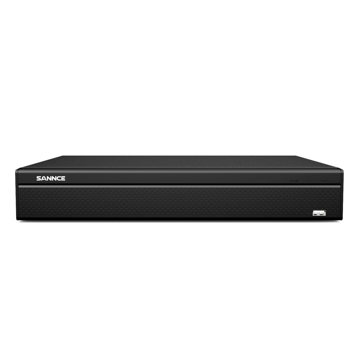 NVR PoE H.265+ 16 Canali 4K, Supporto ONVIF, Registrazione Audio, Rilevamento Umano/Veicoli, Fino a 12TB di Disco Rigido