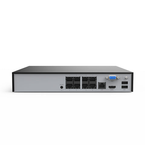 5MP 8 Channel PoE Security System, 6MP NVR, S+265., Human & Vehicle Detection, Smart Playback, Smart Notification with Image Attached
