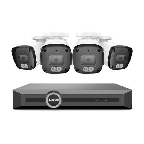 EH500 - 5MP 8 Channel PoE Security System, 6MP NVR, S+265., Human & Vehicle Detection, Smart Playback, Smart Notification with Image Attached