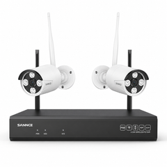 Bezprzewodowy system monitoringu 4K 8-kanałowy z rejestratorem NVR 8MP i kamerami WiFi – detekcja człowieka AI, audio 2-way, IP66, Alexa