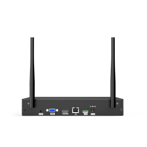 4MP 16-Channel Wireless Security Camera System, 8MP NVR, 2PCS Dual-Lens WiFi Cameras, 170° Wide View, Color Night Vision, AI Detection, Alexa