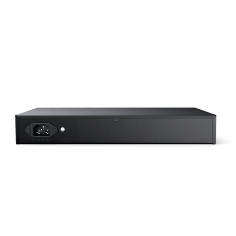 24-Port Ethernet PoE Switch with Metal Casing, Desktop or Wall Mount