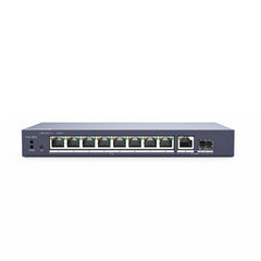 8-Port 1000Mbps PoE Gigabit Ethernet Switch, 110W PoE Power Budget, Plug & Play, Metal fanless Design, Desktop or Wall Mount, 802.3af/at Compliant